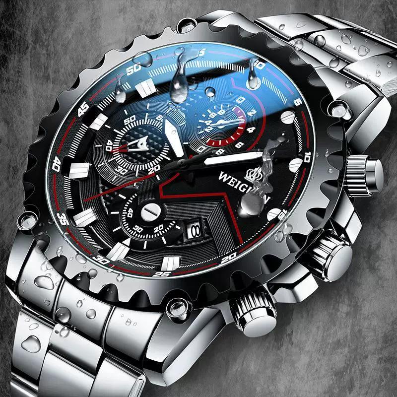 Genuine Goods Swiss Automatic Mechanical Watch Men Waterproof Luminous Calendar Student K-style Large Dial 2025 New Arrival