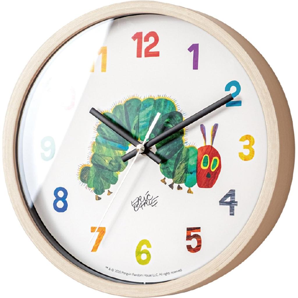 El Commune Wall Clock Eric Carle The Very Hungry Caterpillar WCL-019