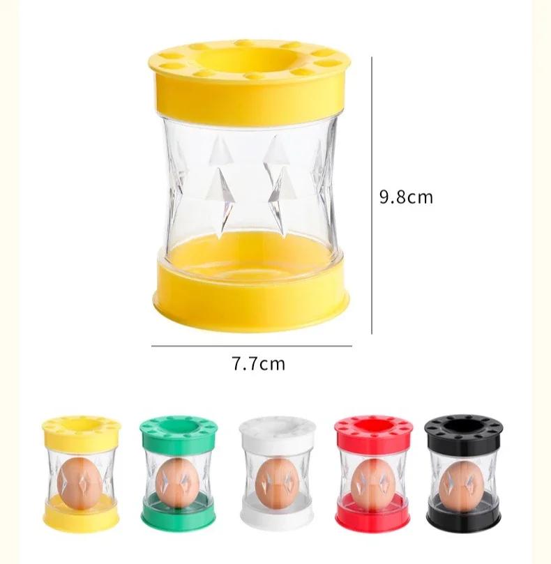 Sgusciatrice per Uova a Manovella Automatica Domestica Apri Uova Strumento Completamente Automatico Piccoli Gadget da Cucina per Uova Sode