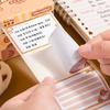 Animal High Appearance Level Pull-out Sticky Notes Cute Cartoon Error Note Stickers Student Full-adhesive Index Label