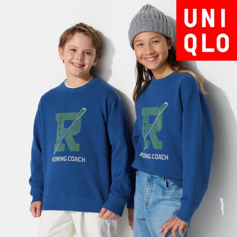 

Uniqlo KiDs Ultra Stretch Sweatshirt Graphic D 66 BLUE/KIDS 100