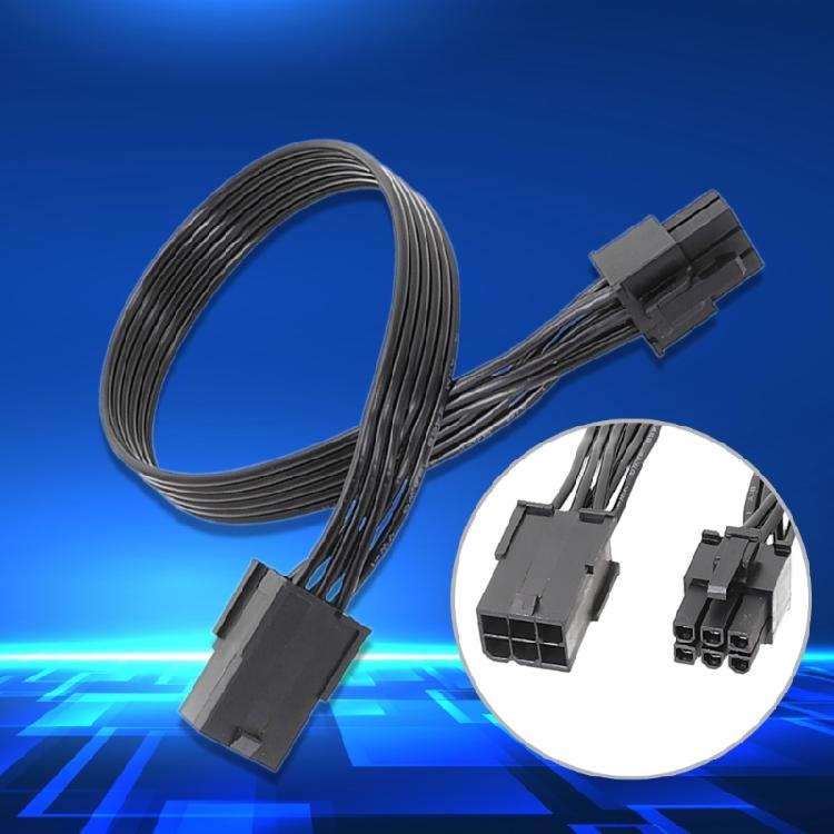 6Pin Extension Cable 6pin to 6pin PCIE Power Cable for Computer Graphics Cards 6Pins Power Extender