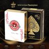Gold Foil Texas Hold'em Playing Cards – Waterproof, Gold-Edged, Perfect for Home Games