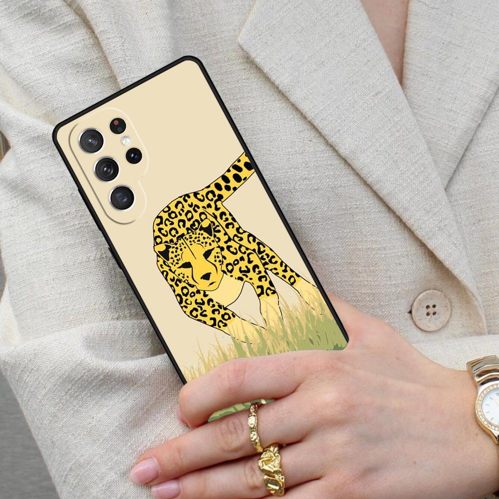 Cheetah Panther Tiger Lion SOFT Cell Phone Case for Samsung Galaxy S26 Ultra S25 S24 S23 S22 S21 S20 Note10 Cover
