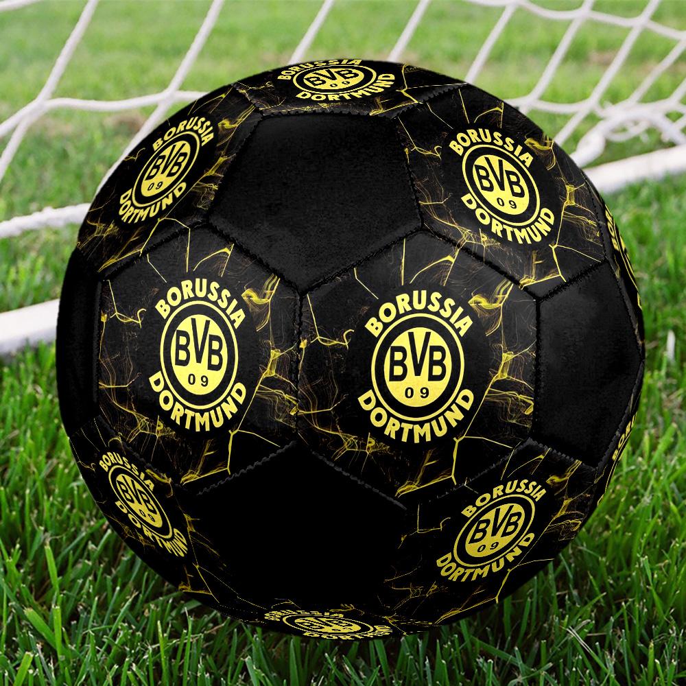 Borussia Dortmund Fußball Bunt Für Alle Altersgruppen Maschinengenäht PVC Wettkampfbereit Langlebig Hoher Rückprall.GRÖSSE5