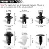 100PCS Plastic Car Body Trim Clips, Universal Car Bumper Clips, Rivets Fasteners Push Retainer Kit, Auto Push Pin Rivets Set With Storage Box