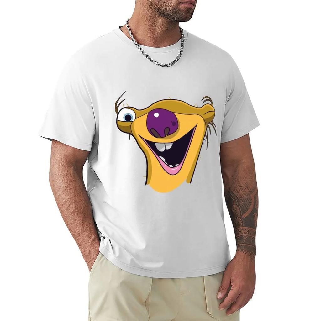 Sid Das Faultier Ice Age T-Shirt Kleidung Unisex T-Shirt Vintage Grafik-T-Shirt Schnelltrocknend Unisex Mode