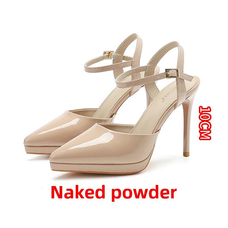 

Женские босоножки на платформе с острым носком и высоким каблуком, летние туфли с пряжкой 40