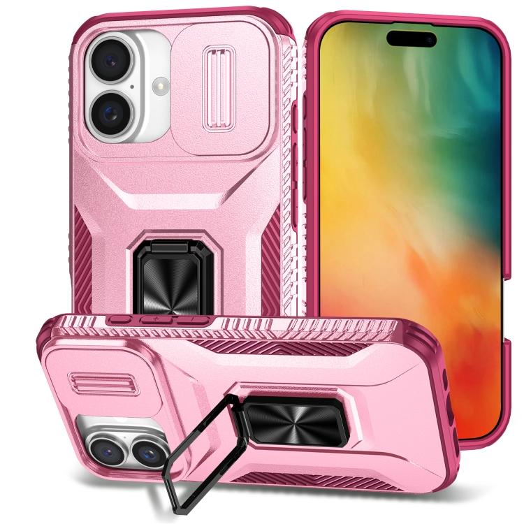 Чехол для телефона с выдвижным держателем Camshield For iPhone 16 Plus