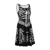 Printed Adult Sleeveless Dress Halloween Bash Cosplay Costume