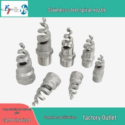 Stainless Steel Anti-Clog Spiral Spray Nozzle for Cooling Tower & Fire Protection