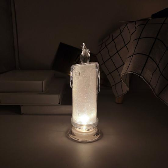 Tear Drop LED Candle Light Flameless Flickering Candles Decorative Atmosphere Night Light for Romantic Dinner Wedding And Home Decor
