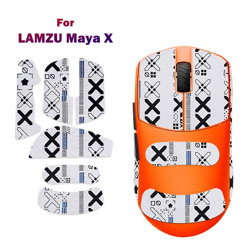 Anti-Slip Mouse Grip Tape Skate Suck Sweat Sticker For Lamzu Maya X Gaming Mouse For Computer E-Sports Gamer