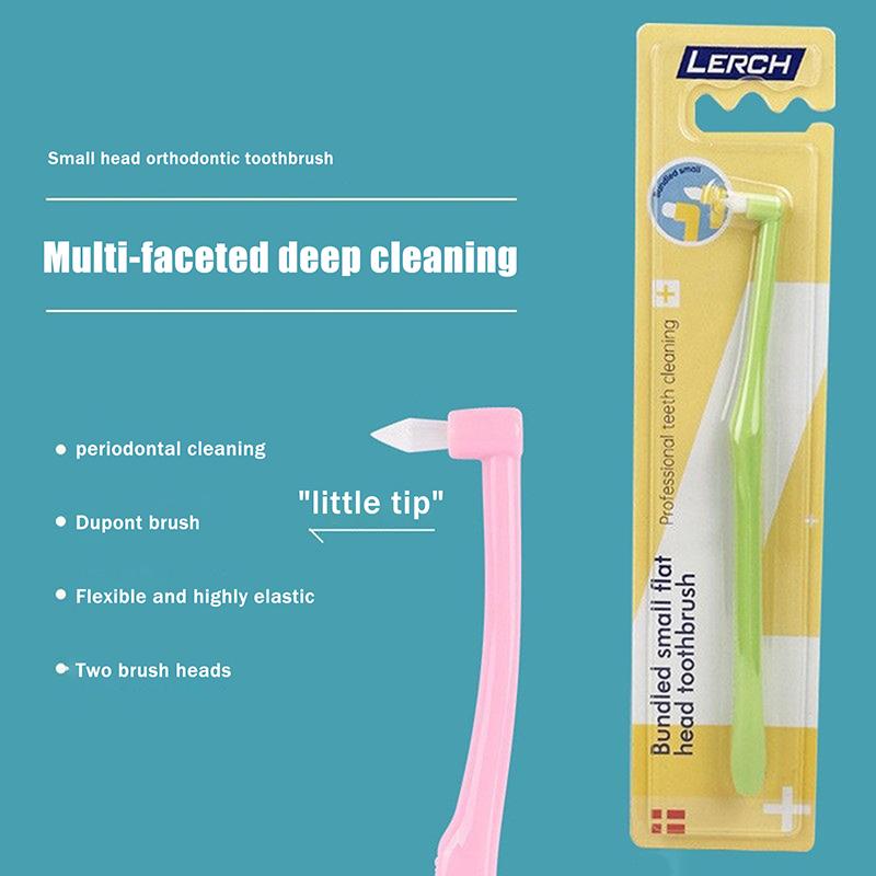 Small Head Single-Beam Teeth Cleaning Toothbrush Interdental Brush Soft Hair Implant Adult Oral Care Tools Deep Oral Cleaning