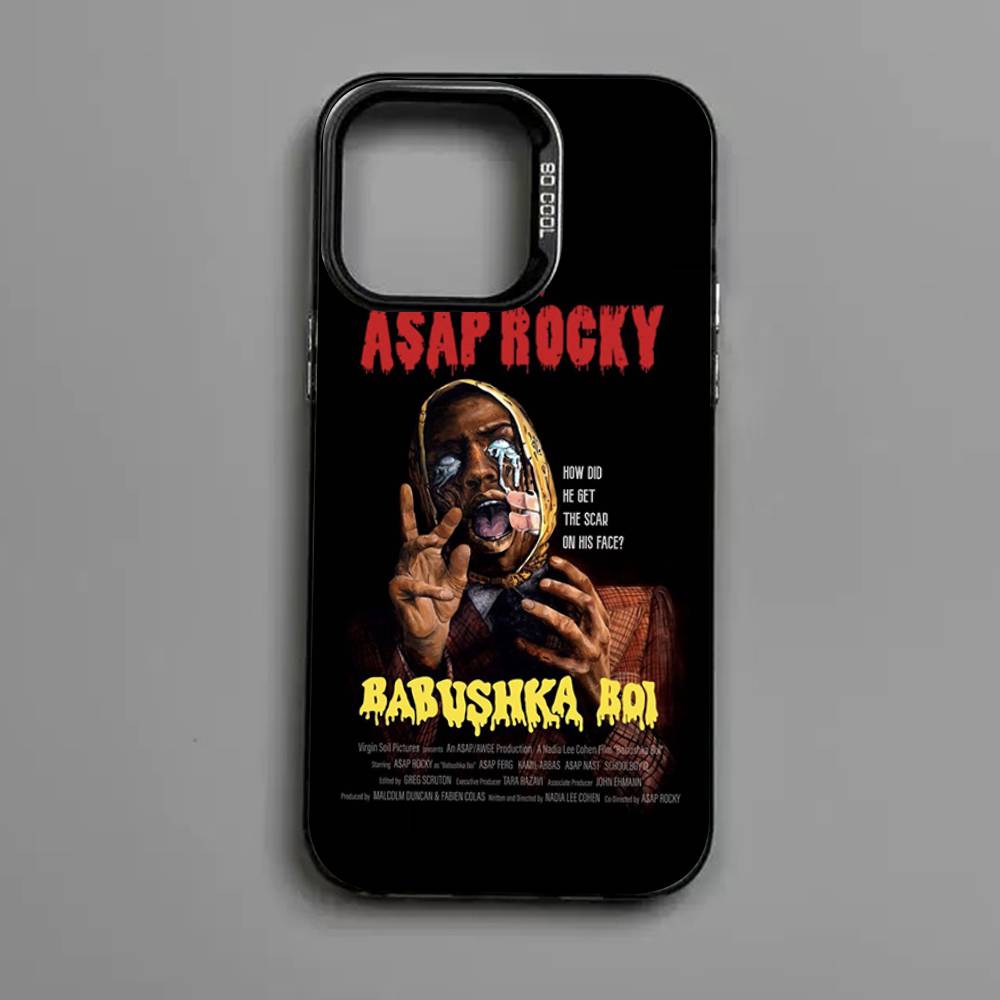 A-ASAP R-Rocky Nebuď hloupý Obal na telefon Pro IPhone 16 15 14 13 12 11 17 Pro MAX Plus Pro Matný Nárazuvzdorný Kryt