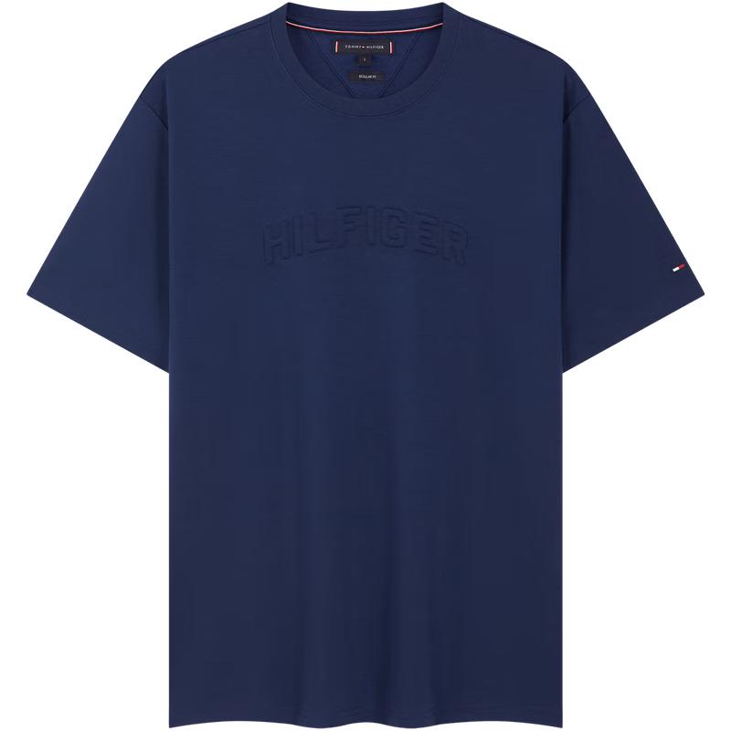 

Мужская футболка Tommy Hilfiger с коротким рукавом и тисненым логотипом S