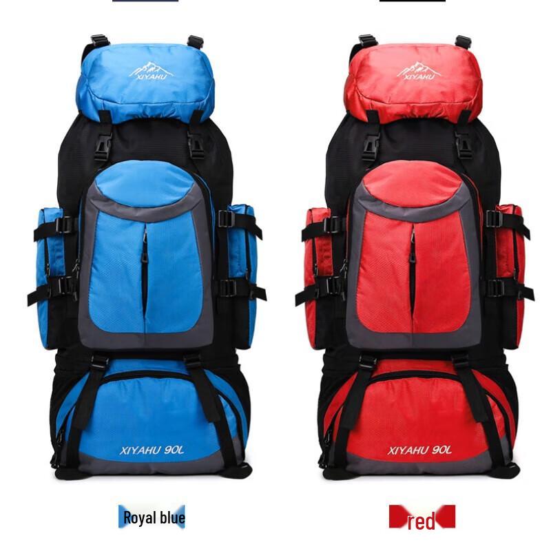 Hufeng 90L Rucksack mit großem Fassungsvermögen für Outdoor-Bergsteigen
