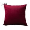 Plush Velvet Throw Pillowcase Solid Color Pillow Cover, Soft Case, 17.7x17.7 Inch Smooth Cushion Cover for Sofa, Bed, Office, Cozy Home Decor Luster