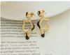 Retro Asymmetrical Enamel Titanium Steel Dangle Earrings - Exaggerated Personalized Accessories