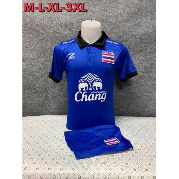 THAILAND Football Soccer Polo Vintage Shirt National Flag Badge Logo Unisex Men Women Training JERSEY Print Quick Dry Short Sleeve Uniform Elephant