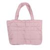 Minimalist Quilted Puffy Tote Bag Large Capacity Crossbody Bag Trendy Padded Shoulder Bag for Women Handbag for Daily Commute