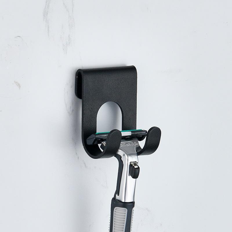 

4/1pc Bathroom Stainless Steel Razor Holder Rack Storage Hook Wall Men Shaving Shaver Shelf Punch Free Accessories Organization