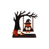 Halloween Wooden Reading Bookshelf Decoration Desktop Tabletop Ornament for Holiday Home Decor