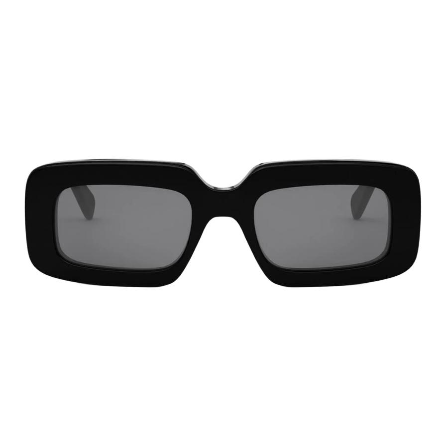 Celine Logo Design Rectangular Sunglasses Unisex sunglasses Black CL40313U01A