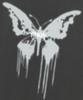 MAHAGRID Butterfly Goth Tee Charcoal(Mg2Emmt538A)