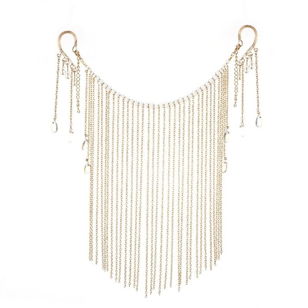 Hair Ornament Masquerade Mask Hanging Ear Tassel Face Curtain Fashion Tassel Veil Woman