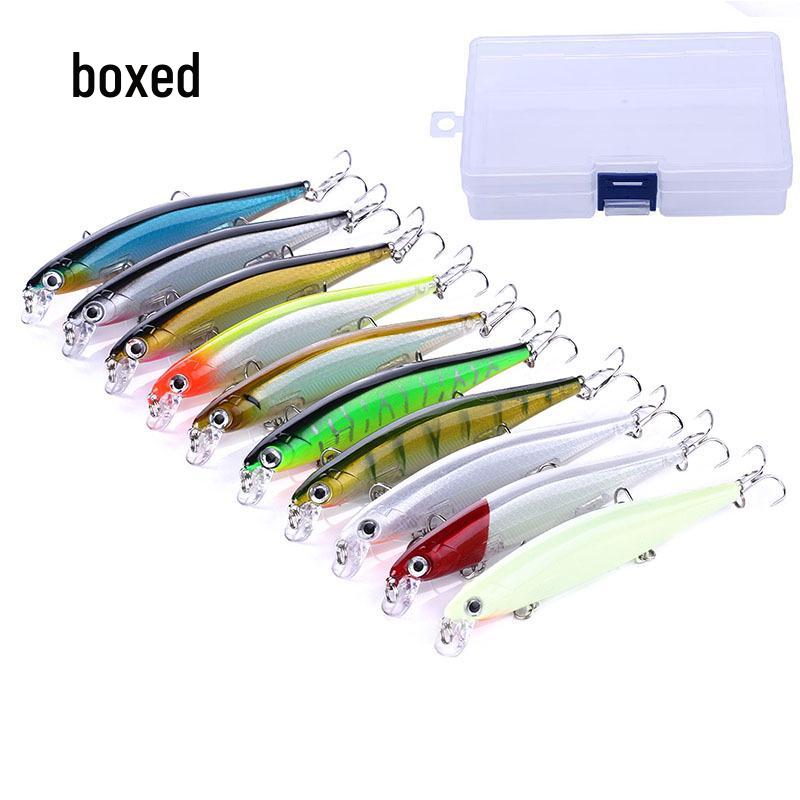 HENG JIA Schwimmender/Sinkender Minnow-Köder 11cm 13g für Wolfsbarsch und Rapfen