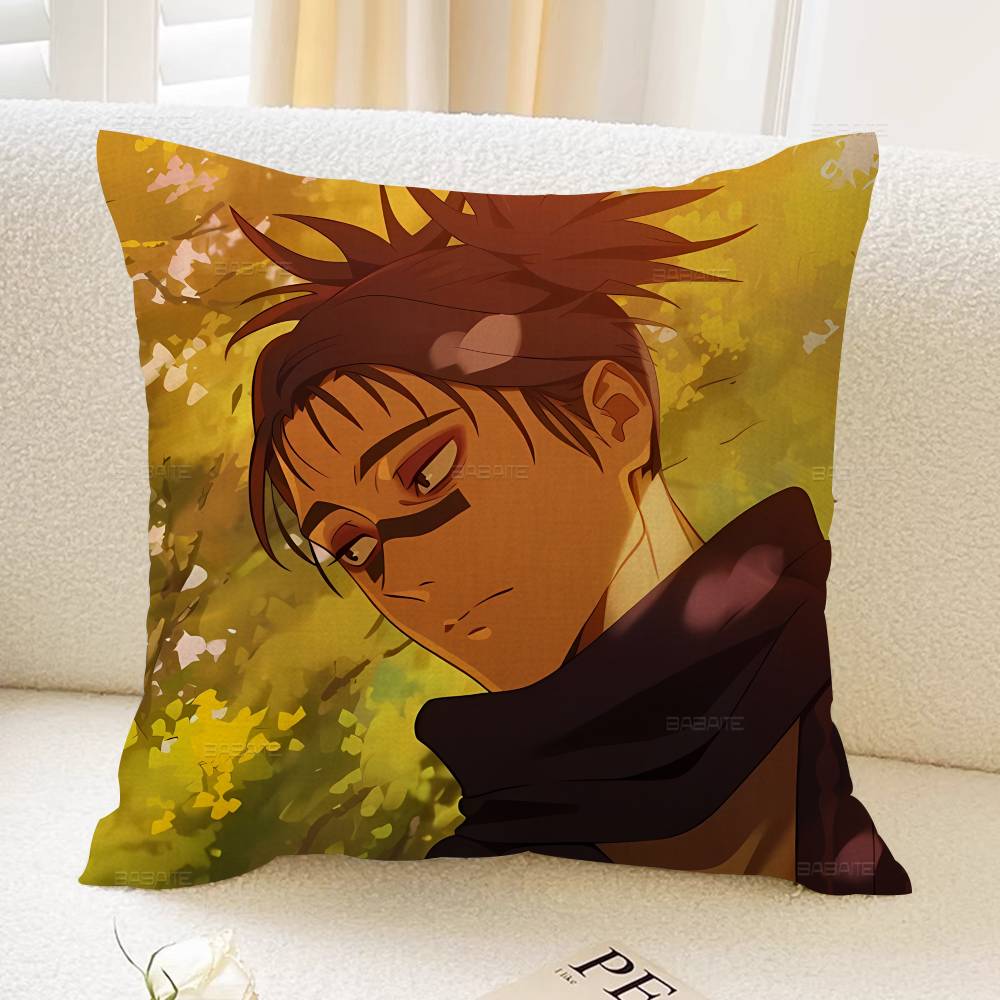 Choso Jujutsu Kaisen Anime Maple Design Cushion Cover Happy Autumn Harvest decor Holiday Decorati Pillow Cover