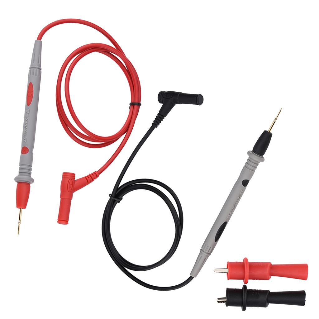 Ultra Sharp Multimeter Probe Precise 1000V 20A Gold Plated Probe S with Alligator Pliers