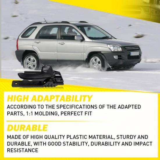 Interior Front/Rear Passenger Door Handle for 2005-2010 Sportage 826201F000WK EK