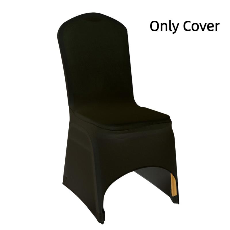 

Dining Wedding Room Chair Covers Slip Seat Cover Stretch Removable чёрный