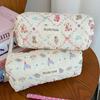 High-Capacity Bubble Cotton Pencil Case for Middle School Girls