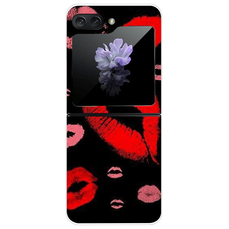 For Samsung Z Flip7 Hard Case ZFlip7 5G Transparent PC Phone Cases For Galaxy Z Flip 7 Fashion Cartoon Clear Protective Fundas