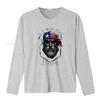 1964 Texas Old Man Club Vintage T Shirt Cotton Crew Neck  with Patriotic Bandana Print Vintage Washed Designer Clothes