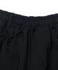 613SEOUL Curved Elastic Waist Training Pants (Black)