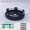 4PCS 60mm For Alfa Romeo Black caps 030 Stelvio Sportiva GT 159 166 147 156 Mito Metal Emblem Auto Hub caps Decoration Styling