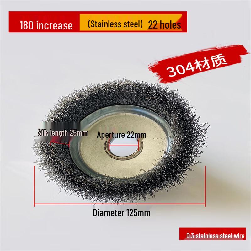 Heavy-Duty Bowl Wire Brush Wheel