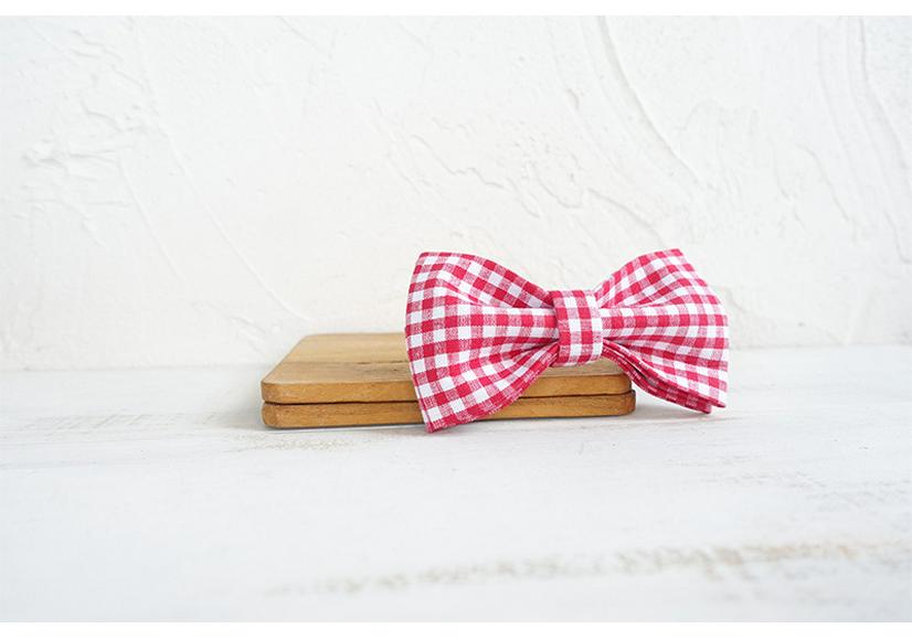 Plaid Bow Tie Dog Collar & Leash Set (UDC-047) by MUTTCO