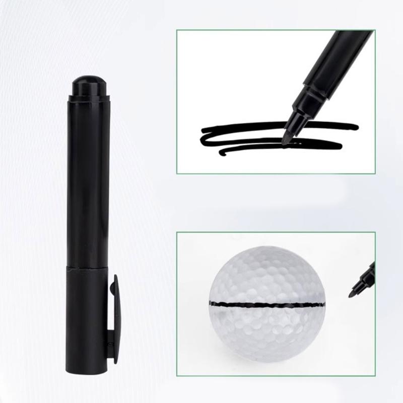 Electronic Golf Ball Liner Template Marker Alignment Tool With Pen Golf Ball Line Marker Tool for Precise Alignment