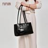 FUFUNI Women's Retro Large Capacity Shoulder Tote Bag