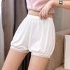 One-Piece JK Lace Lantern Shorts - Ice-Silk Pumpkin Pants, 3/4 Length, Protective Style, Wear Outside, Thin & Lightweight