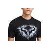Nike Patterned Print Crew Neck Short Sleeve T-Shirt Men Tops Black FD0032-010