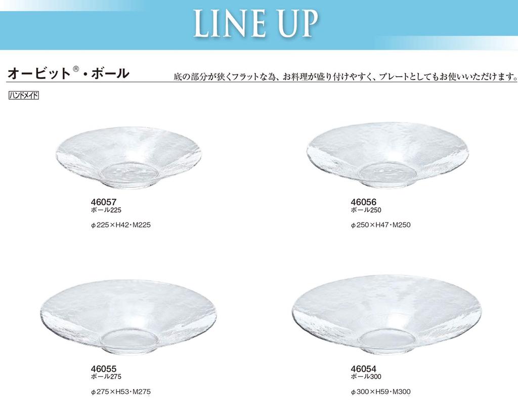 Toyo Sasaki Glass Orbit Bowl 275 Plates, Set of 3, Made in Japan, Large Platters, Round Plates, Glass Dishes, Tableware, 46055