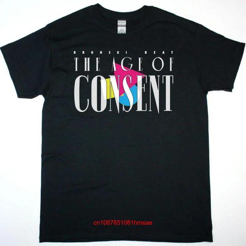 BRONSKI BEAT THE AGE OF CONSENT NEW BLACK T SHIRT Long or Short Sleeves S разноцветный