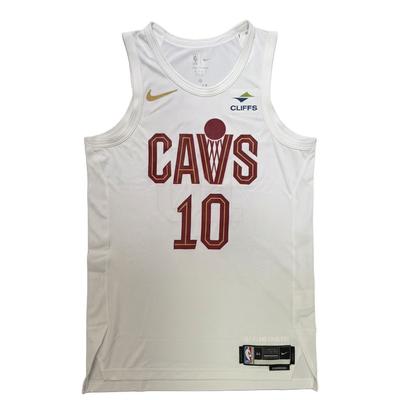 NBA Color Block Round Neck Sleeveless Player Edition Jersey Cleveland Cavaliers Garland 10 Basketball Vest Unisex Jersey DM5903-102