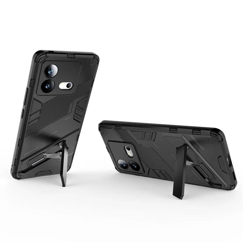 For Vivo iQOO NEO 8 NEO8 PRO 5G Armor Shockproof Phone Case Back Cover Magnetic Kickstand Anti-Fall Protect Coque Cases